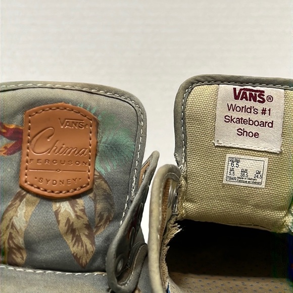 Vans Chima Ferguson Sydney Pro Limited edition gray floral pattern EC sz 8 - Picture 12 of 12